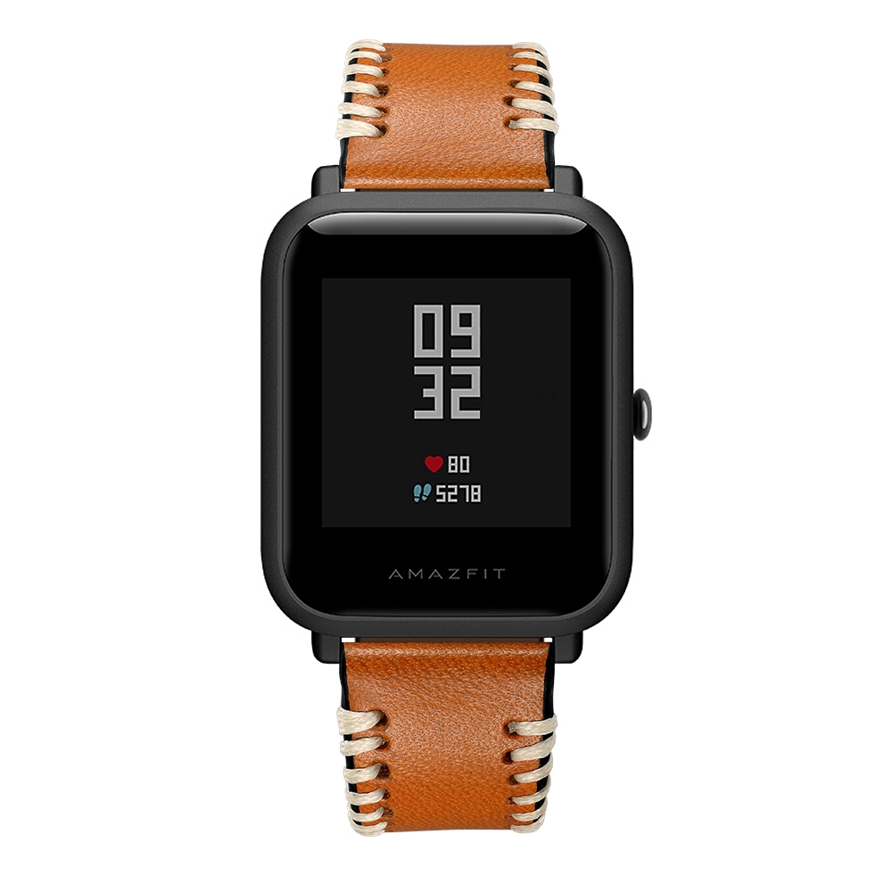 Dây đeo bằng da cho đồng hồ thông minh Huami Amazfit Bip 1S U
