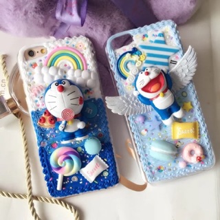 Bán buôn mô hình doremon nguyên liệu handmade , charm slime