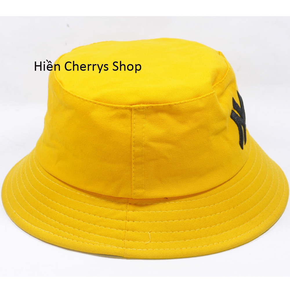 Nón BucKet, nón tai bèo NY 1 mặt chất liệu Kaki Form chuẩn đẹp thích hợp cho tuổi teen