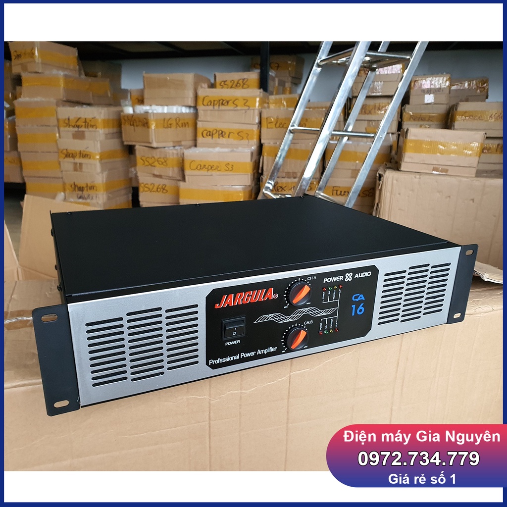 Cục đẩy công suất 2 kênh 16 sò, karaoke gia đình, chất âm sáng, sắc nét