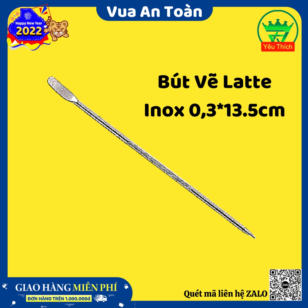 Bút Vẽ Latte Inox 0,3*13.5cm