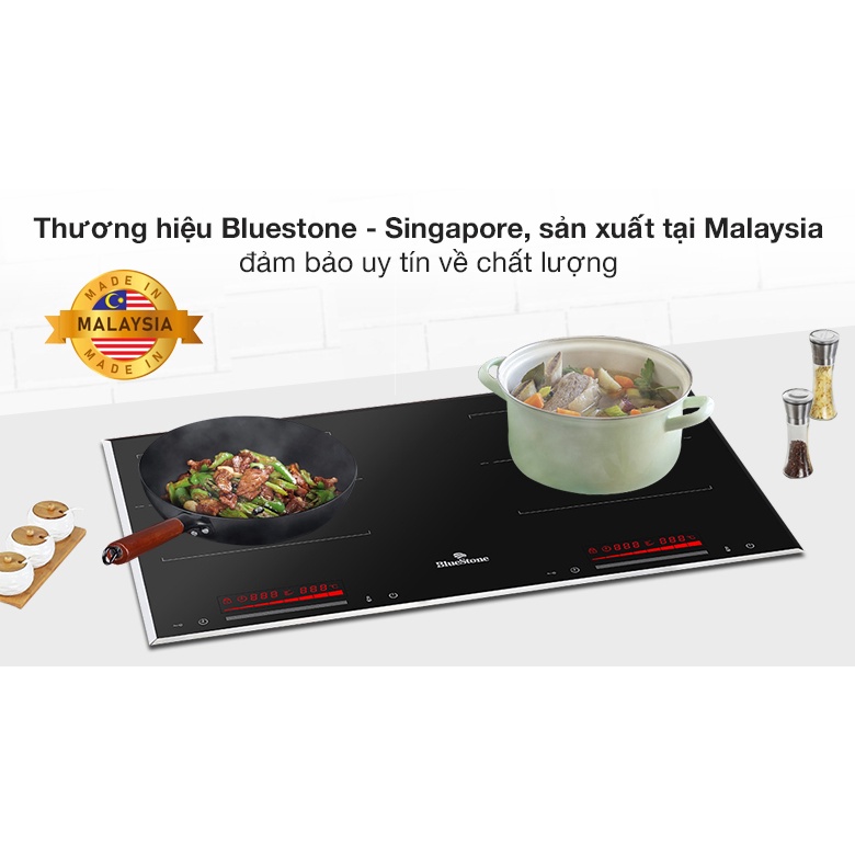 Bếp từ đôi lắp âm Bluestone ICB-6917 2021