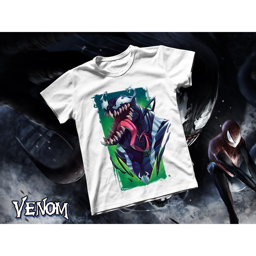 Áo thun Cotton Unisex - Movie - Venom - Venom chibi