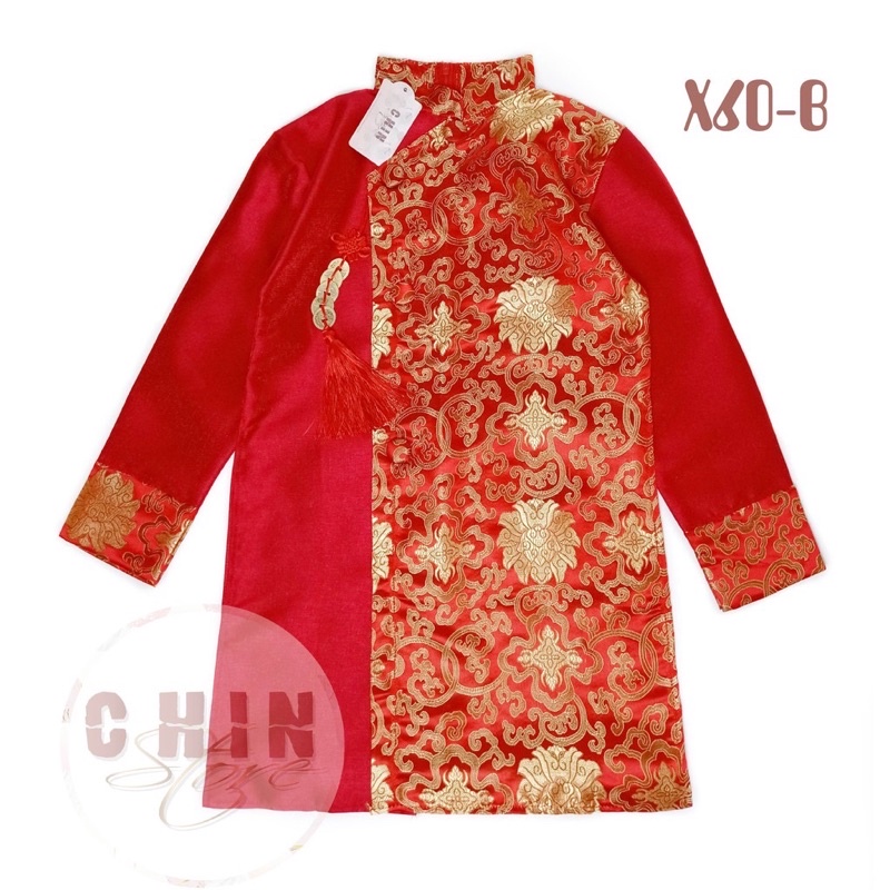 áo dài cách Tân bé trai M01