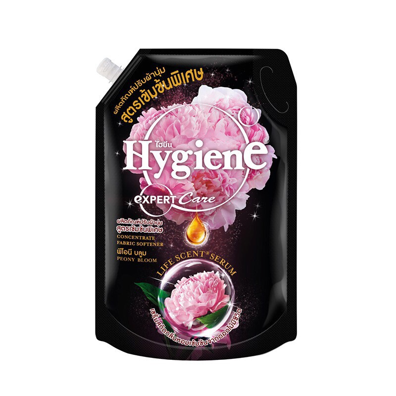 Nước xả đậm đặc làm mềm vải Hygiene Expert Care Life Scent Sẻum 1,3l màu đen