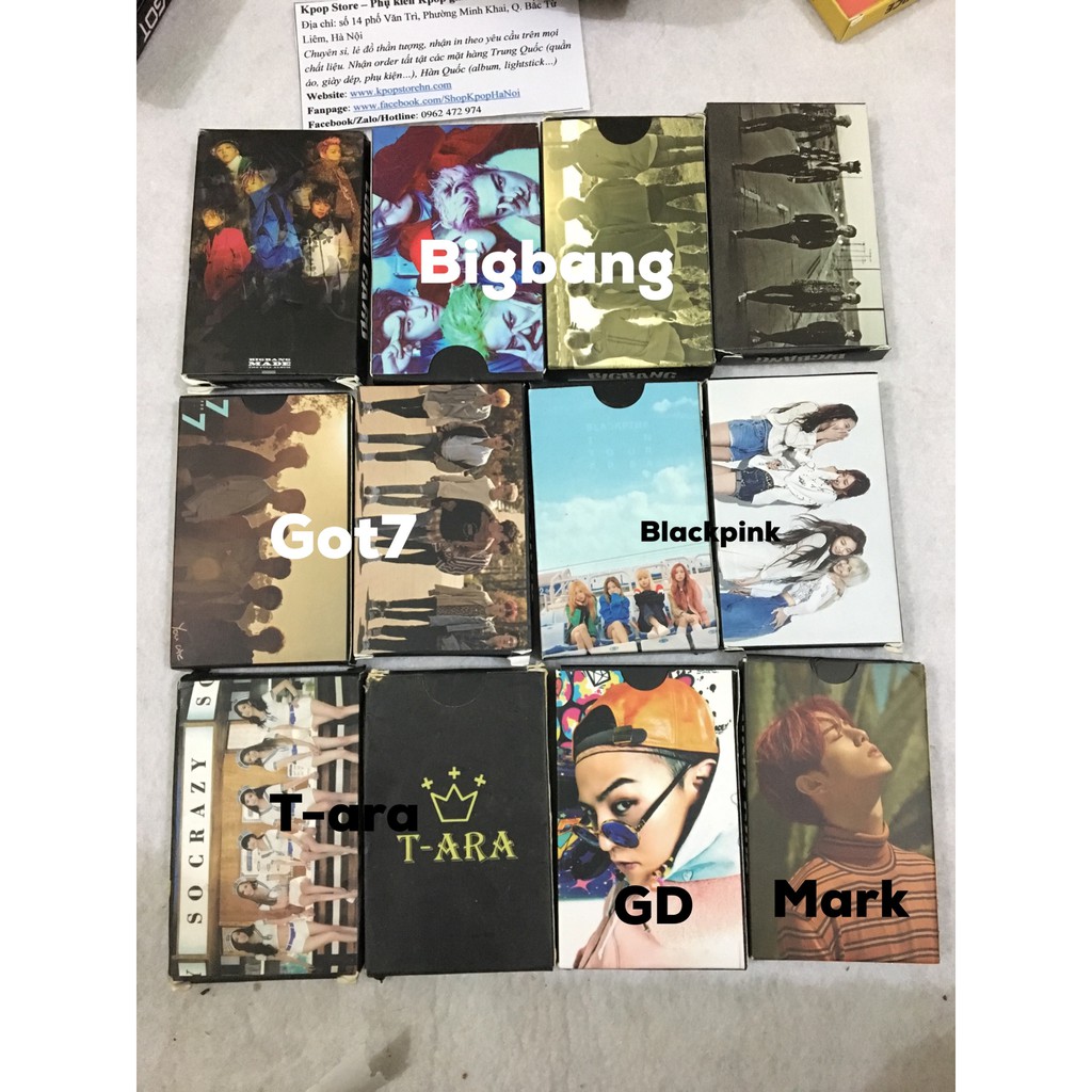 Lomo card BIGBANG GD DƯƠNG DƯƠNG T-ARA