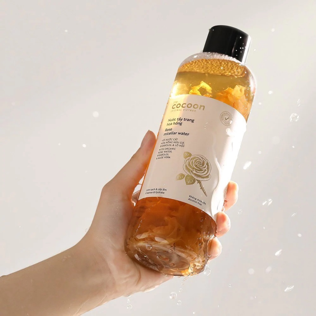 Bigsize - Nước tẩy trang hoa hồng Cocoon tẩy sạch makeup &amp; cấp ẩm 500ml