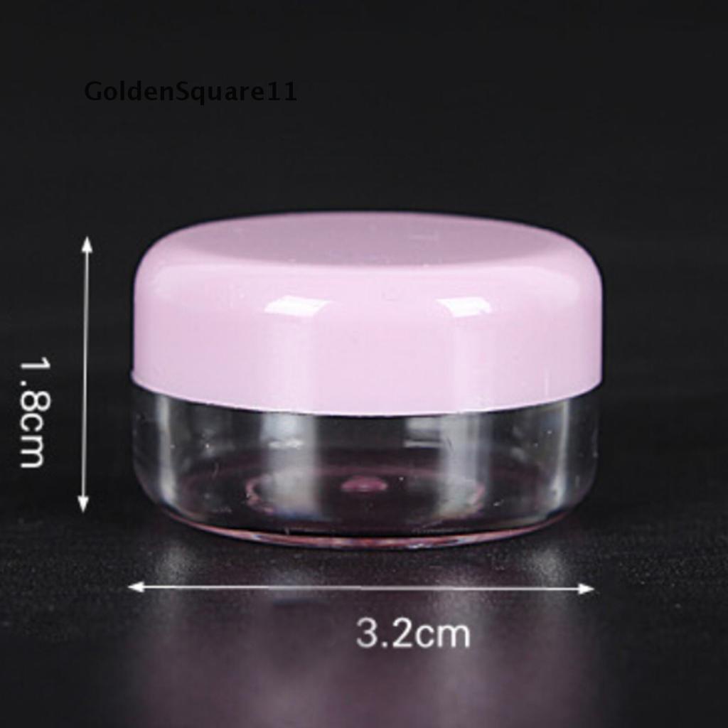 Set 7 Lọ Nhựa Rỗng Trong Suốt Mini Đựng Mỹ Phẩm Du Lịch Tiện Lợi Goldsquare11