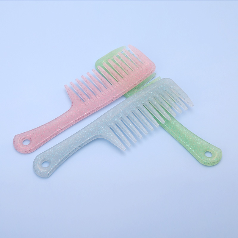 Lược Tạo Kiểu Tóc Răng Rộng Thiết Kế Đục Lỗ Tiện Dụng