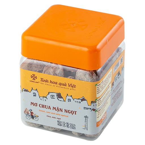 Ô Mai (Xí Muội) Mơ Chua Mặn Ngọt Hồng Lam - Vị Chua Mặn Ngọt - Hộp (200gr, 300gr, 500gr) Gói (300g,500g)