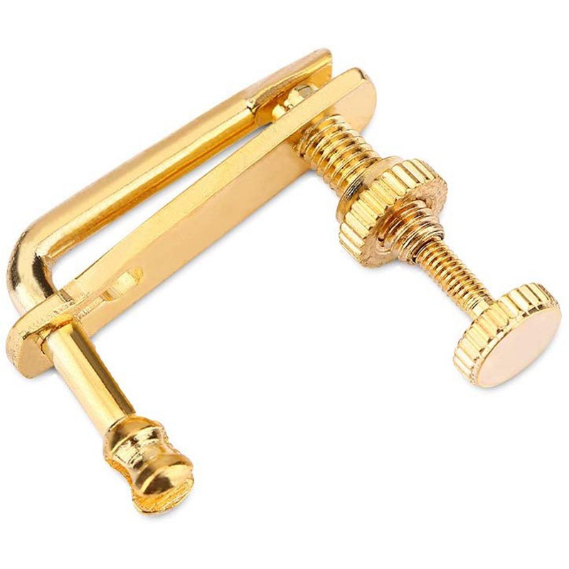 4 cái Bộ chỉnh tinh vi vĩ cầm Bộ phận đàn vĩ cầm vàng Bộ điều chỉnh dây thay thế cho đàn vĩ cầm 4 '4