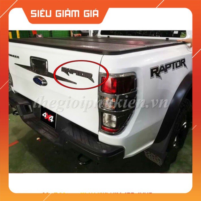 Sản Phẩm Chữ RAPTOR gắn trang trí xe Ranger siêu đẹp, siêu chất Hàng Cao Cấp