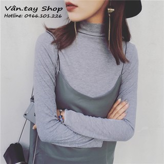 Set Váy yếm da ( Còn đen )
