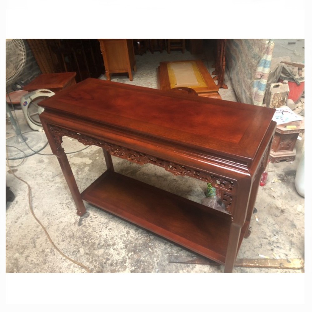 Bàn chữ nhật chân cong