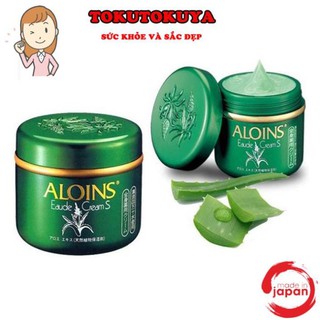 Kem dưỡng da lô hội Aloins Eaude Cream kem xanh dưỡng da toàn thân hàng Nhật