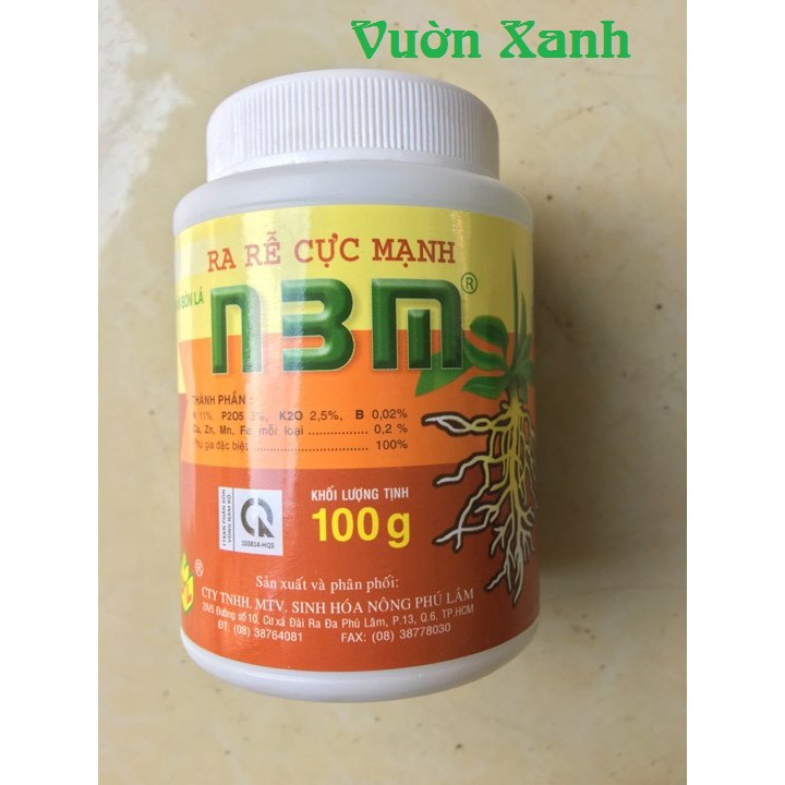 Phân bón kích rễ N3M 100gram phân bón