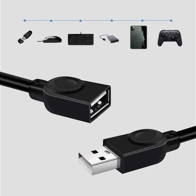 Dây Cáp Nối Dài USB 5 Feet Male Sang Female Phù Hợp Với Bàn Phím Và Chuột Máy Tính