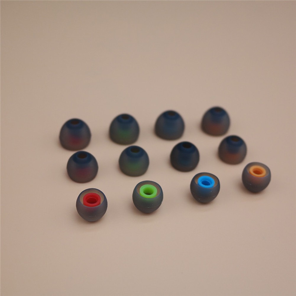 6 miếng phụ kiện dùng bọc tai nghe bằng silicon tiện lợi mềm mại