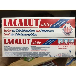 KEM ĐÁNH RĂNG LACALUT CHỮA VIÊM LỢI, TỤT LỢI, CHẢY MÁU CHÂN RĂN