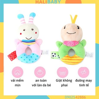 Lục lạc thú bông đồ chơi cầm tay cho bé sơ sinh lục lạc cầm tay halibaby ll12