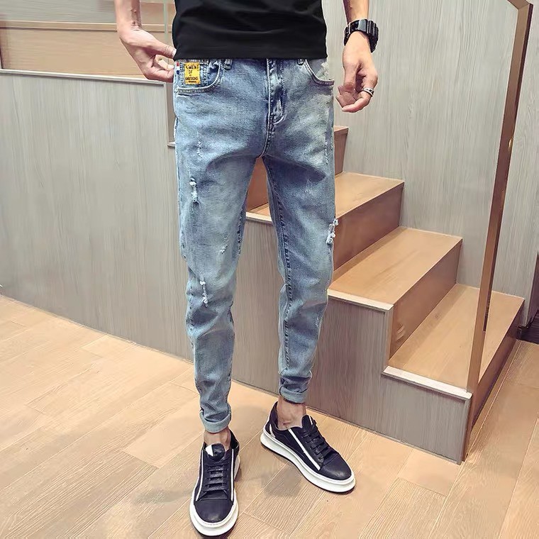 Quần Jean Nam - Quần Bò Nam co dãn ôm form tôn dáng chuẩn, quần jean thời trang cao cấp nam Muradfashion mẫu NT512