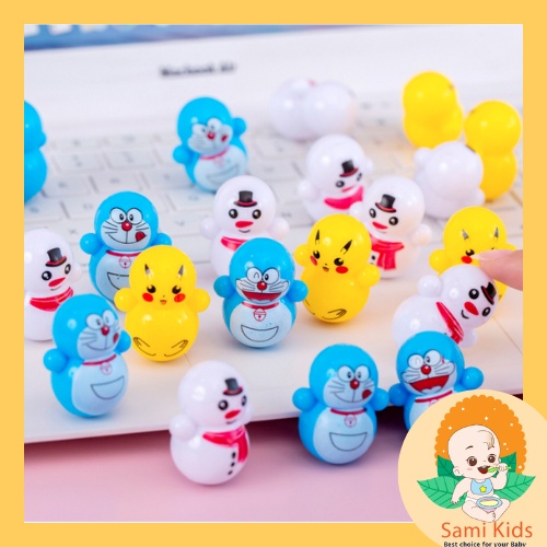 Lật đật mini đồ chơi trẻ em, đồ chơi lật đật cho bé trai bé gái lắc lư siêu đáng yêu SAMIKIDS