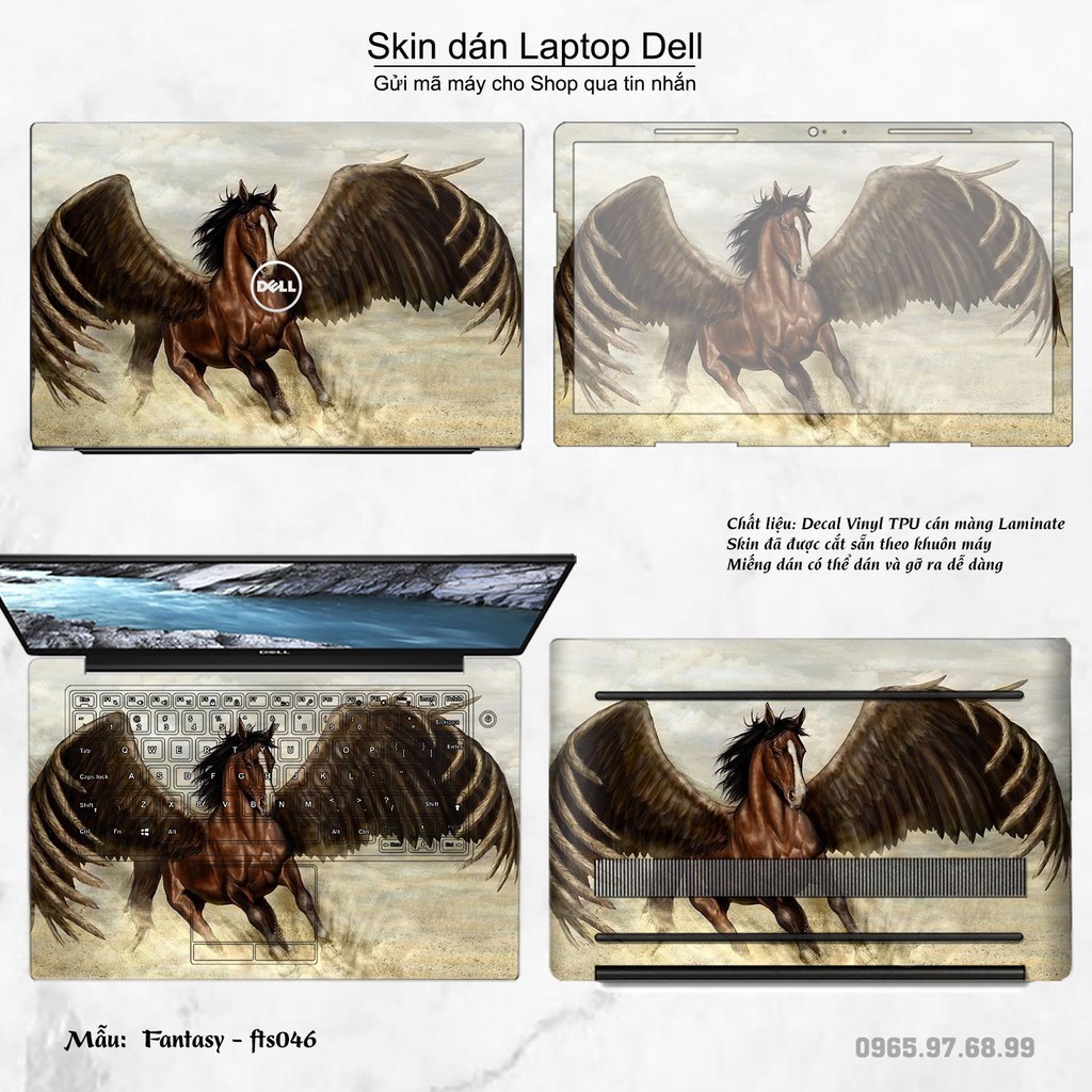 Skin dán Laptop Dell in hình Fantasy _nhiều mẫu 5 (inbox mã máy cho Shop)