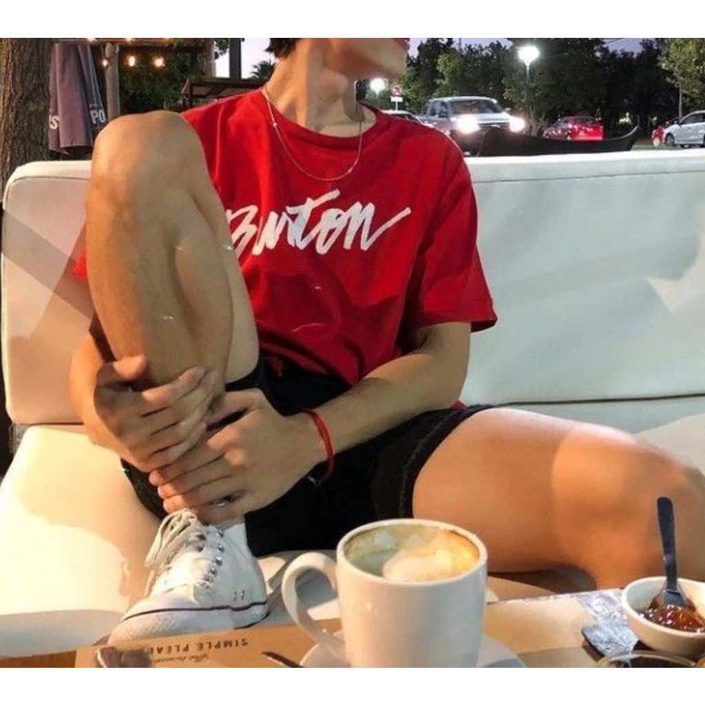 Áo thun Stee BURTON in Red CVC - Giá sỉ Unisex