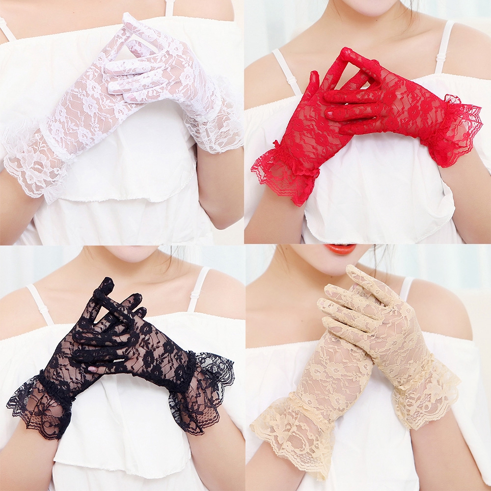 Bao Tay Ren Hoa Thoáng Khí Cho Cô Dâu