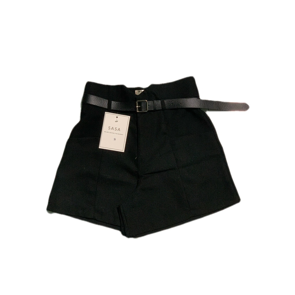 quần short nữ lưng cao mặc nhà tặng kèm đai quần HẠNH 96 SASA