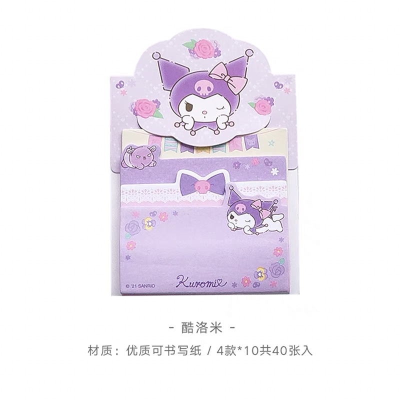 SANRIO Sổ Tay Ghi Chú Họa Tiết Hoạt Hình Dễ Thương Phong Cách Nhật Bản note