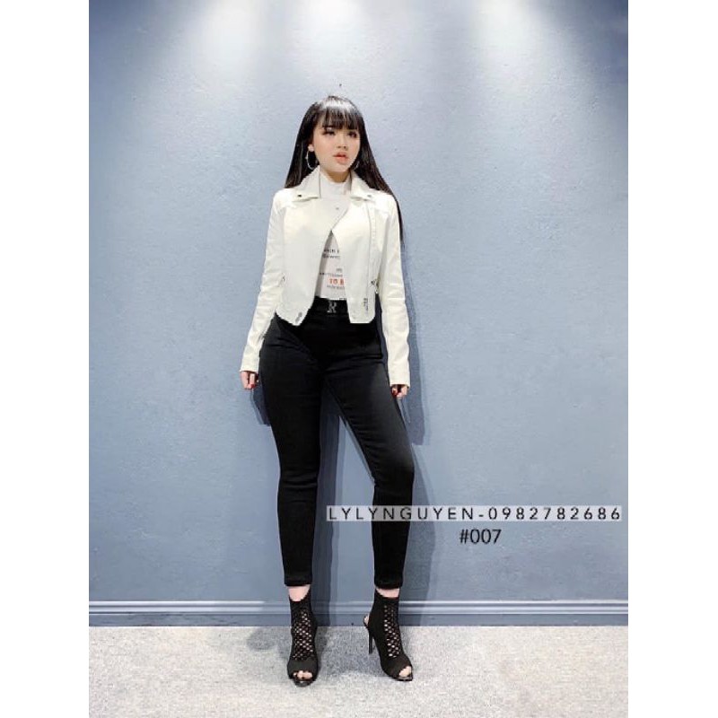 Quần legging chữ R lót nỉ hàng QCL1