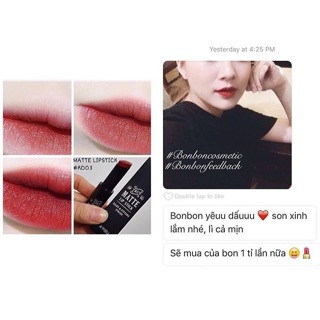 Son A'pieu TRUE MATTE lipstick