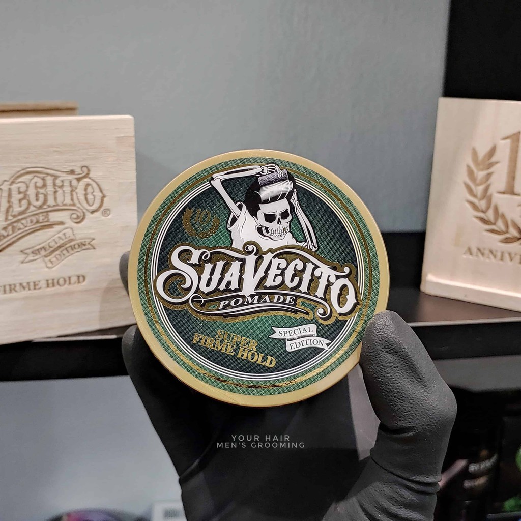 Sáp tạo kiểu Suavecito 10th Anniversary Super Firme Hold Pomade 113g