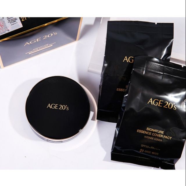 [TẶNG KÈM 1 LÕI] Phấn Nền Dưỡng Da Che Phủ Hoàn Hảo Age20'S Signature Essence | BigBuy360 - bigbuy360.vn