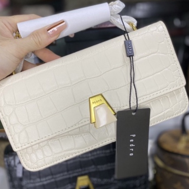 Túi đeo chéo PEDD.O mini vân rắn hàng có sẵn