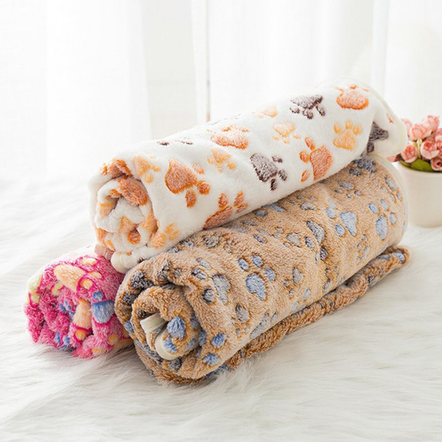 Chăn lông cừu dày dặn ấm áp dành cho thú cưng