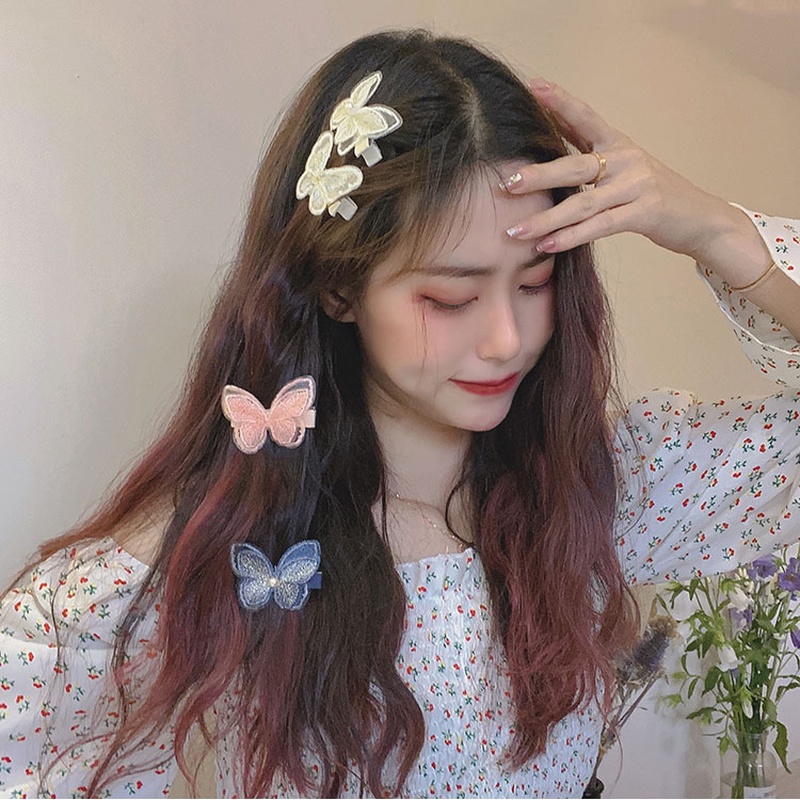 Kẹp Tóc Hình Bướm Dễ Thương Cho Bé Gái