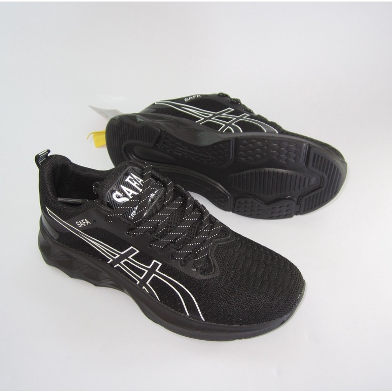 Giày Safa Thể Thao Sneakers Nam Màu Đen Trắng ,Xám ,Đen Full Đế Phylon Vải Dệt Siêu Nhẹ, Êm Chân ATS01
