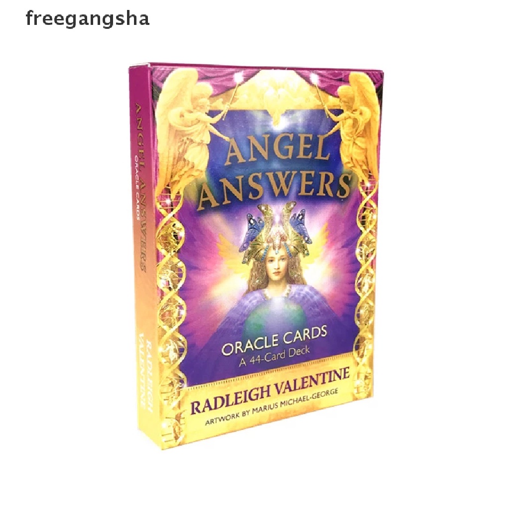 [FREG] Tarot Cards Angel Answers Oracle Cards Board Games English Party Playing Card  FDH