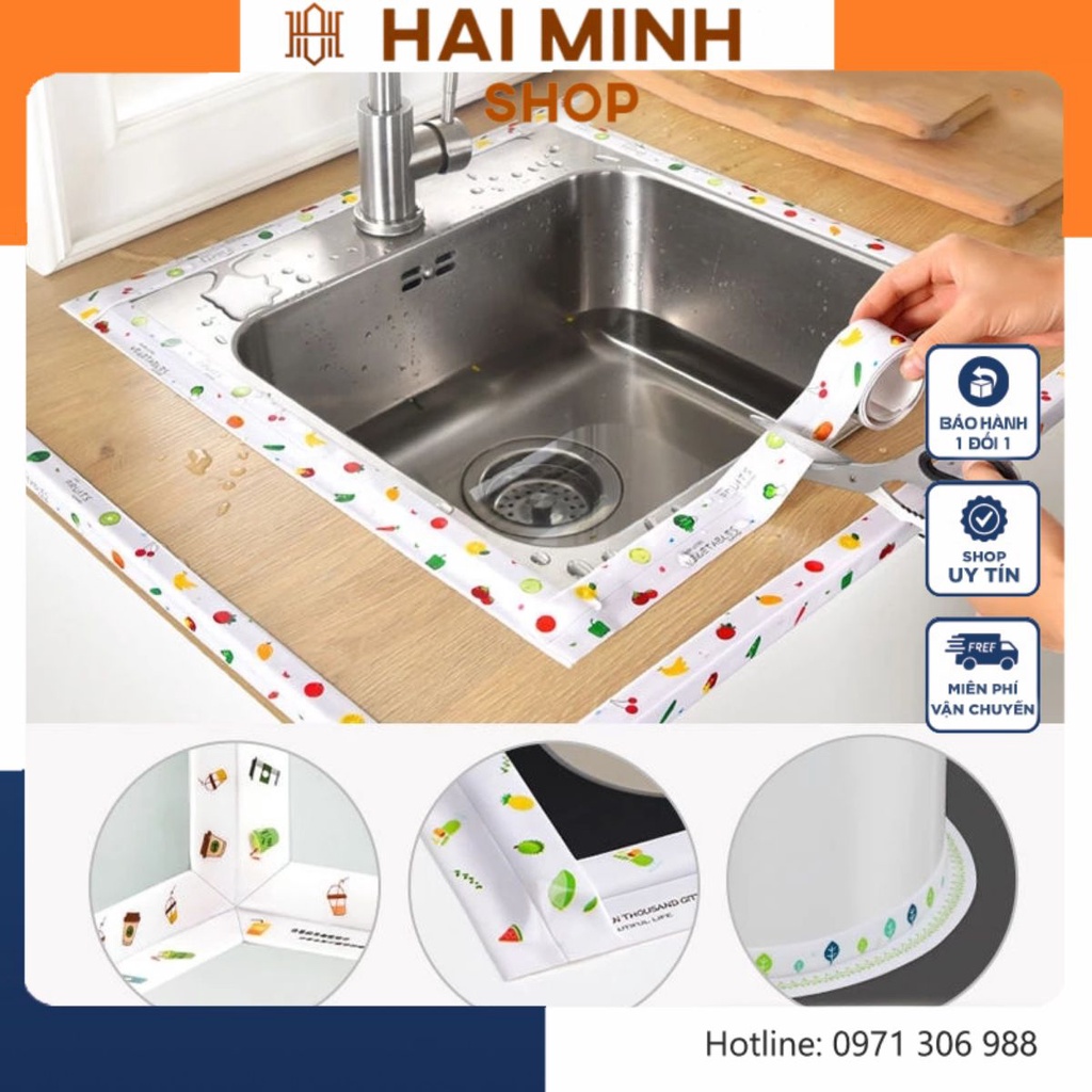 Cuộn Băng Dính Dán Viền Bồn Rửa Chén Chống Thấm Nước