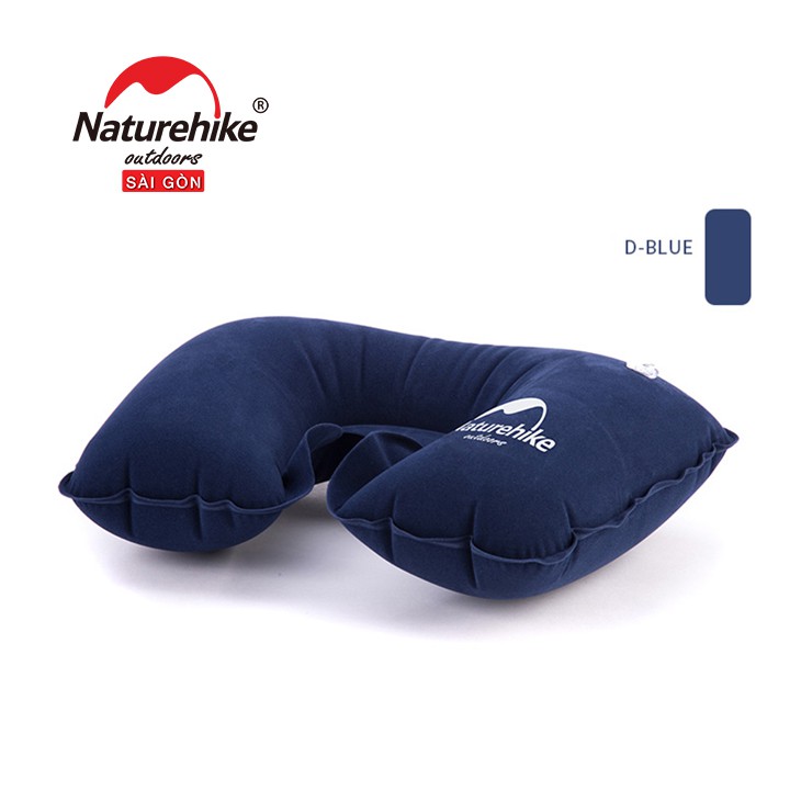 [SIÊU RẺ] Gối Hơi Chữ U Dã Ngoại Naturehike NH15A003-L Làm Từ PVC Nhung Thích Hợp Cắm Trại, Leo Núi, Du Lịch - NATUHAI