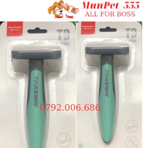 Lược chải lông mèo T9 Chuyên tẩy lông thú cưng cao cấp dụng cụ làm sạch lông