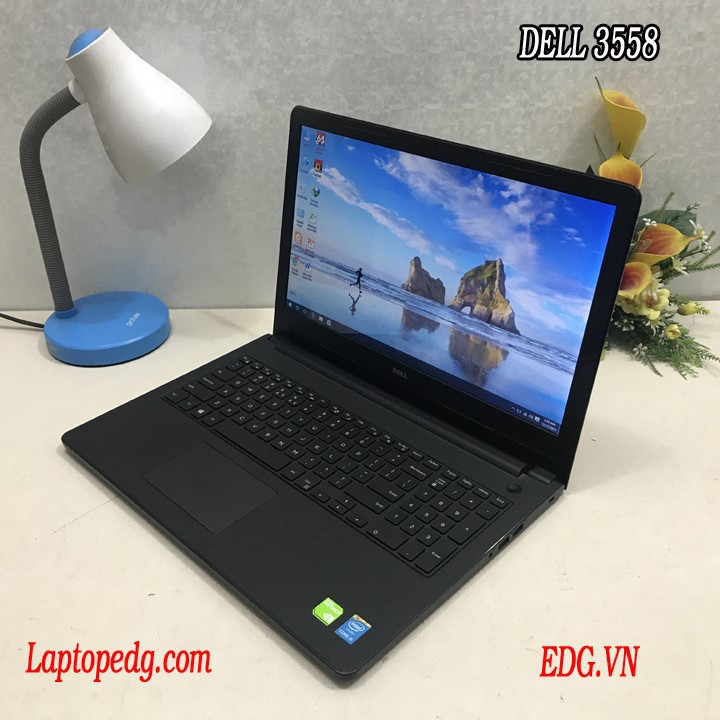 Laptop Dell 3558 core i5 Cạc 2GB màn 15.6LED, VP Chơi game - 3558 i5-5200/4/500/VGA/15.6 | BigBuy360 - bigbuy360.vn
