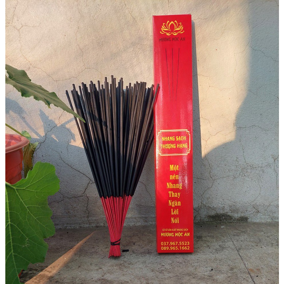 Nhang Đen Làng Chóa  - Nhang sạch cổ truyền/ 1 Bó 100 NÉN-