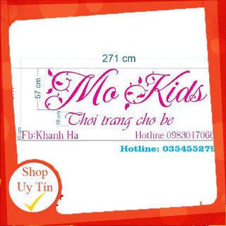 Chữ alu mica trang trí tường theo yêu cầu