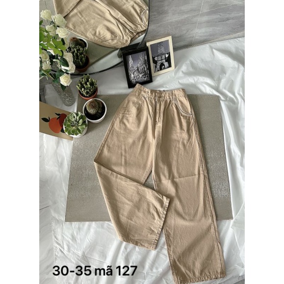 Quần Ống Rộng Kaki Lưng Thun Size Đại Đến 80Kg . Hàng VNXK. Thời Trang Nữ