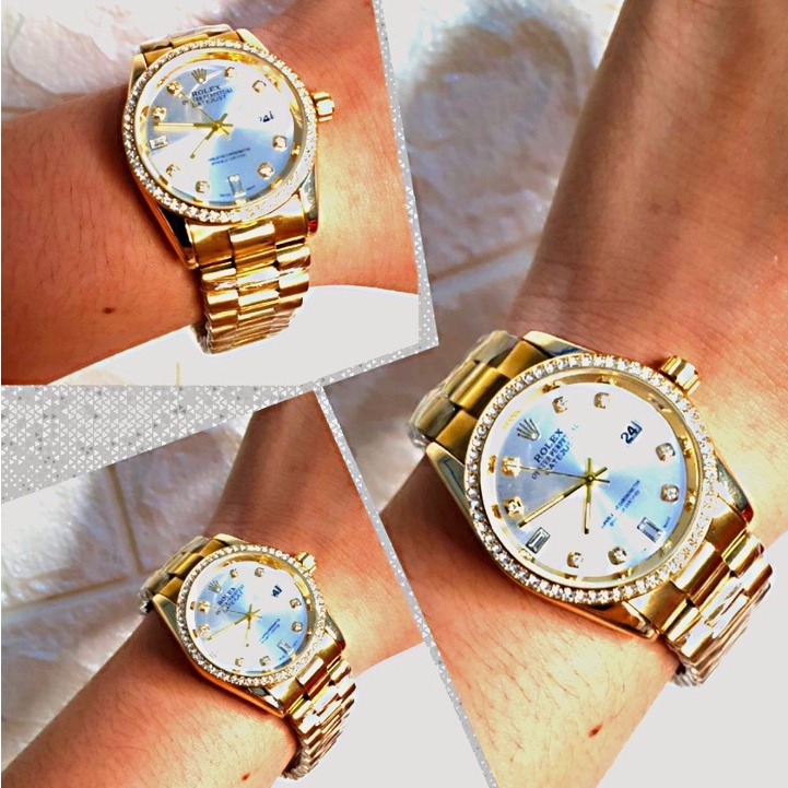 Đồng hồ Rolex nam dây đúc đặc cao cấp 2 màu đen trắng [ BH 12 THÁNG 1 ĐỔI 1 MIỄN PHÍ ] | BigBuy360 - bigbuy360.vn