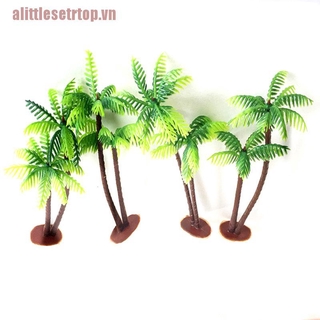 Cây Dừa Nhựa Mini Trang Trí Bể Cá