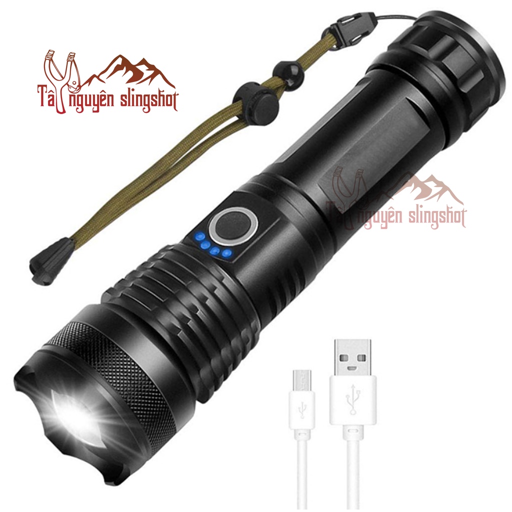 [ Ưu Đãi Lớn XHP50 ] Đèn pin Nhỏ Gọn siêu sáng - Sản phẩm chính hãng - Đèn pin cầm tay siêu gọn tiện lợi